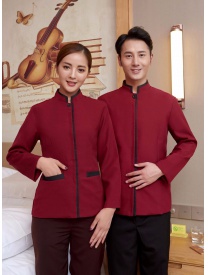 保潔服一?？?紅色